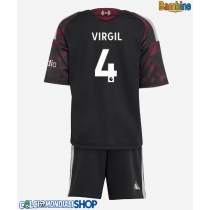 Maglie da calcio Liverpool Virgil van Dijk #4 Terza Maglia Bambino 2026-27 Manica Corta + Pantaloni corti)